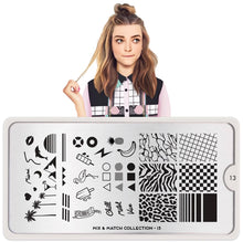 Cargar imagen en el visor de la galería, Placa Stamping Nail Mix & Match 13
