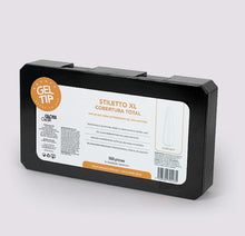 Cargar imagen en el visor de la galería, Tip Stiletto XL Press On / Soft Gel / Geltip Gloss Over