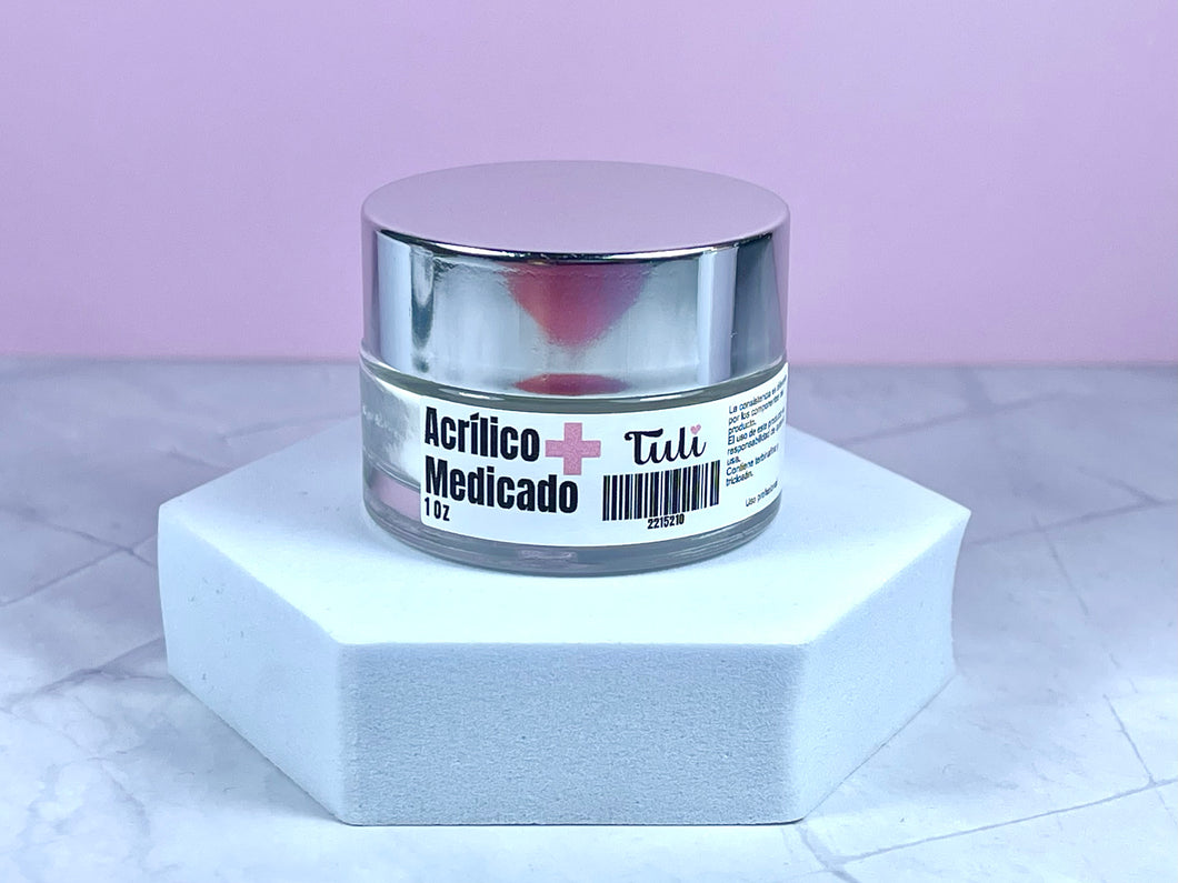 Acrílico Medicado Cristal 1 Oz Tuli