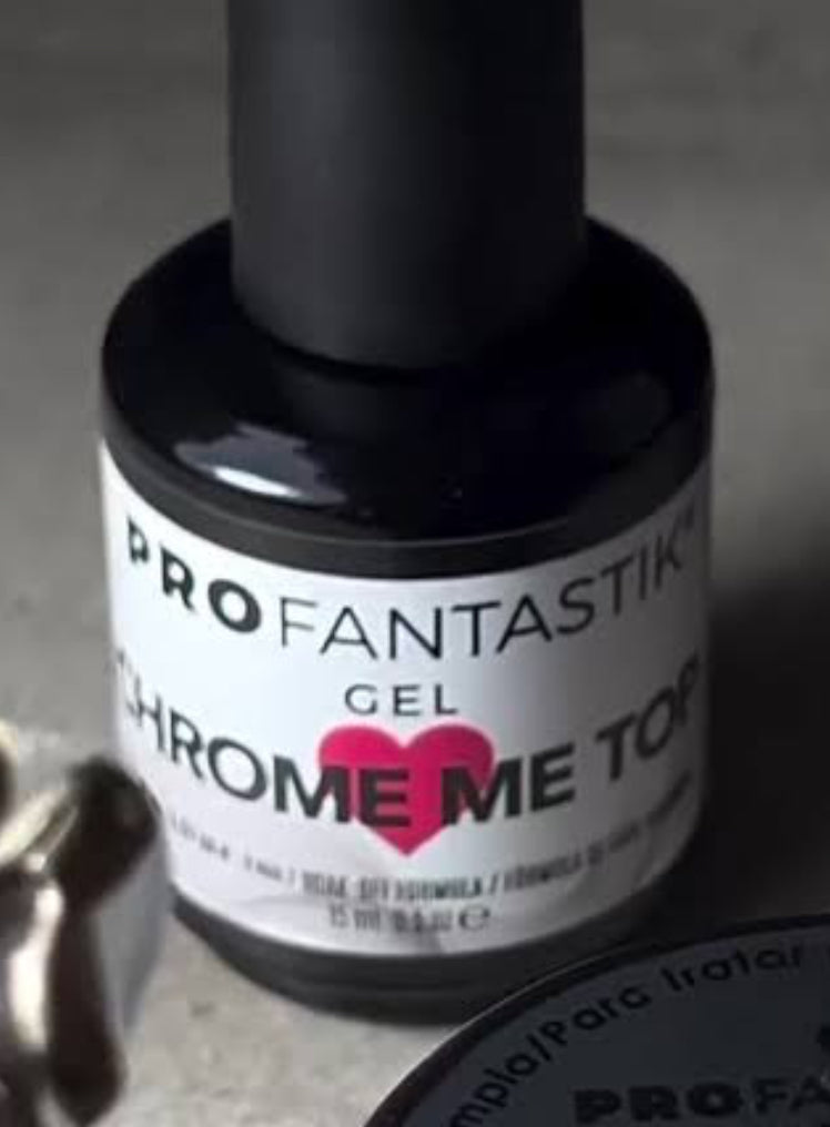 Chrome Me Top Gel para Efectos Profantastik Nails