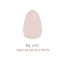 Cargar imagen en el visor de la galería, Tip Almond XXXS SKIN Press On / Soft Gel / Geltip Gloss Over
