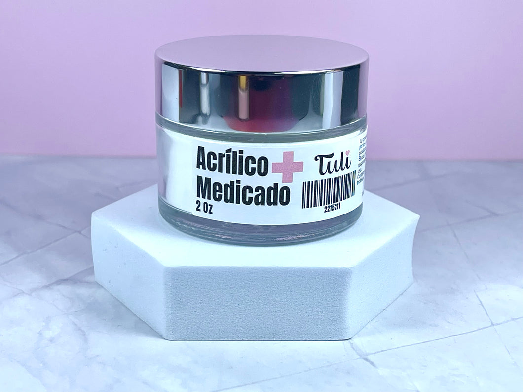 Acrílico Medicado Cristal 2 Oz Tuli