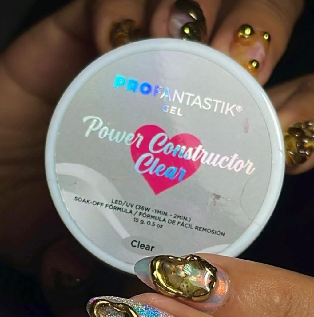 Gel Moldeable Cristalino Power Constructor Clear Profantastik