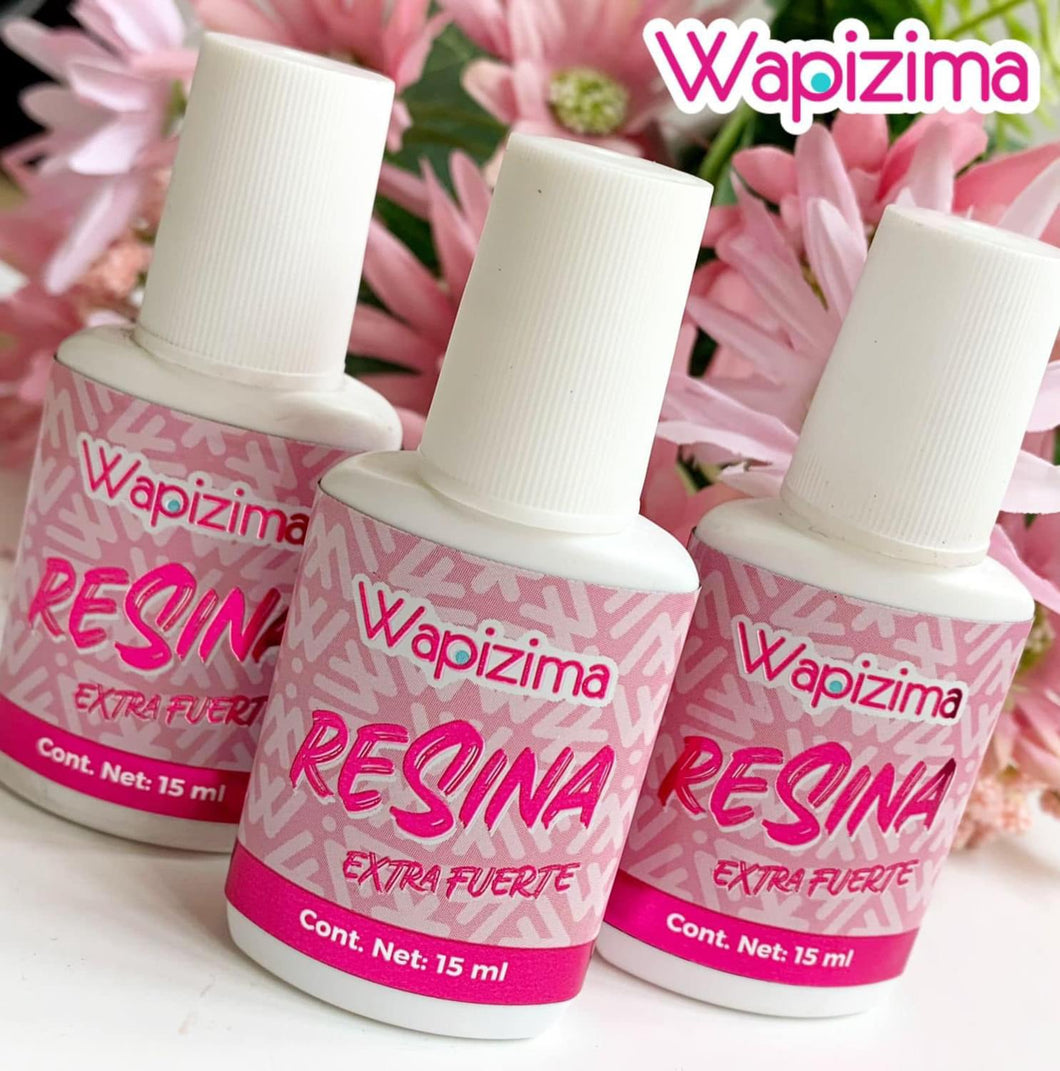 Resina o Pegamento Extra Fuerte P/ Uñas Wapizima con Brocha