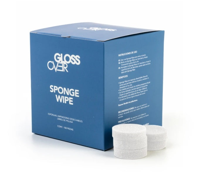 Gasas Limpiadoras Sponge Wipe Gloss Over