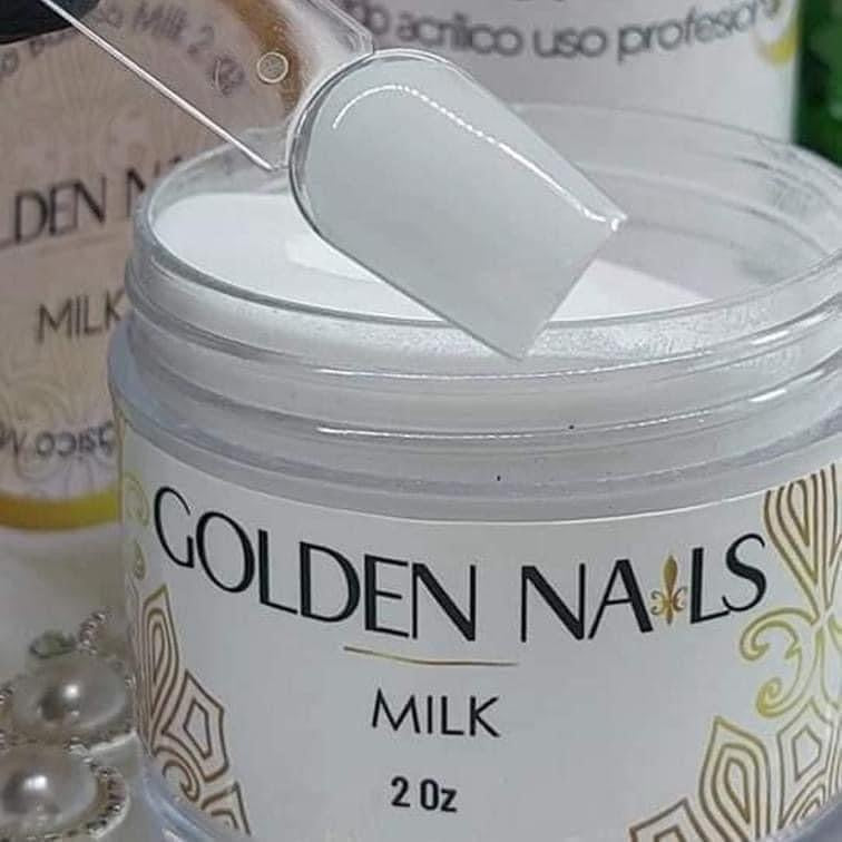 Acrílico Milk Golden Nails 2 Oz